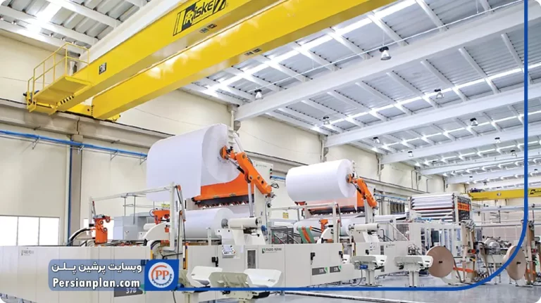 فرایند تولید دستمال کاغذی در کارخانه_پرشین پلن