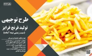 طرح توجیهی تولید فرنچ فرایز_پرشین پلن